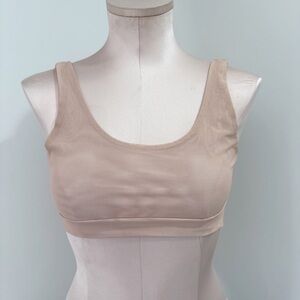 Underbares Mesh U Bra Size Small Beige Cream Tan Comfort No Underwire Lounge